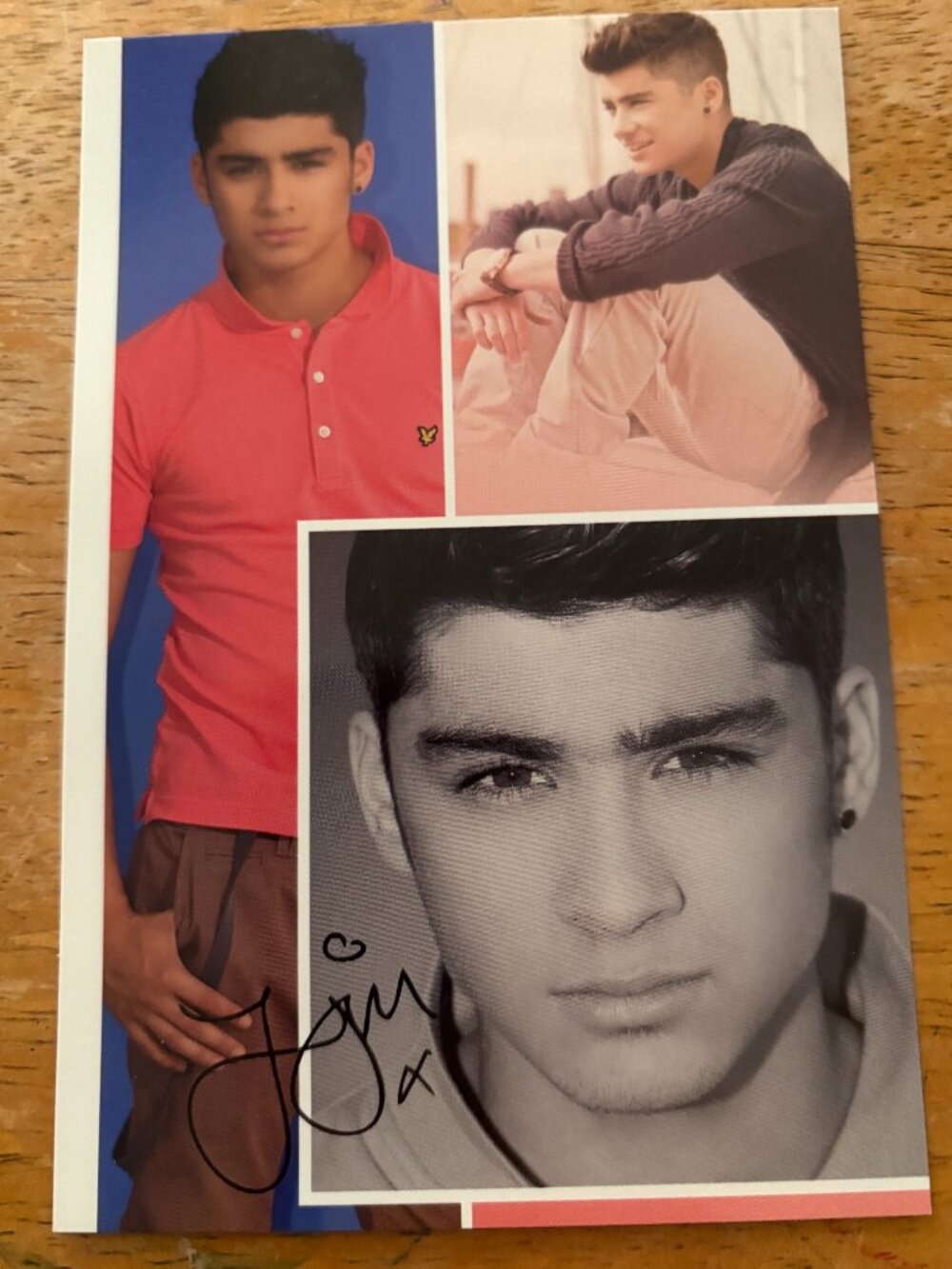 Official One Direction Photocard Collectible Zayn Malik Photo Card #52